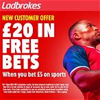 ladbrokes bet 5 get 20